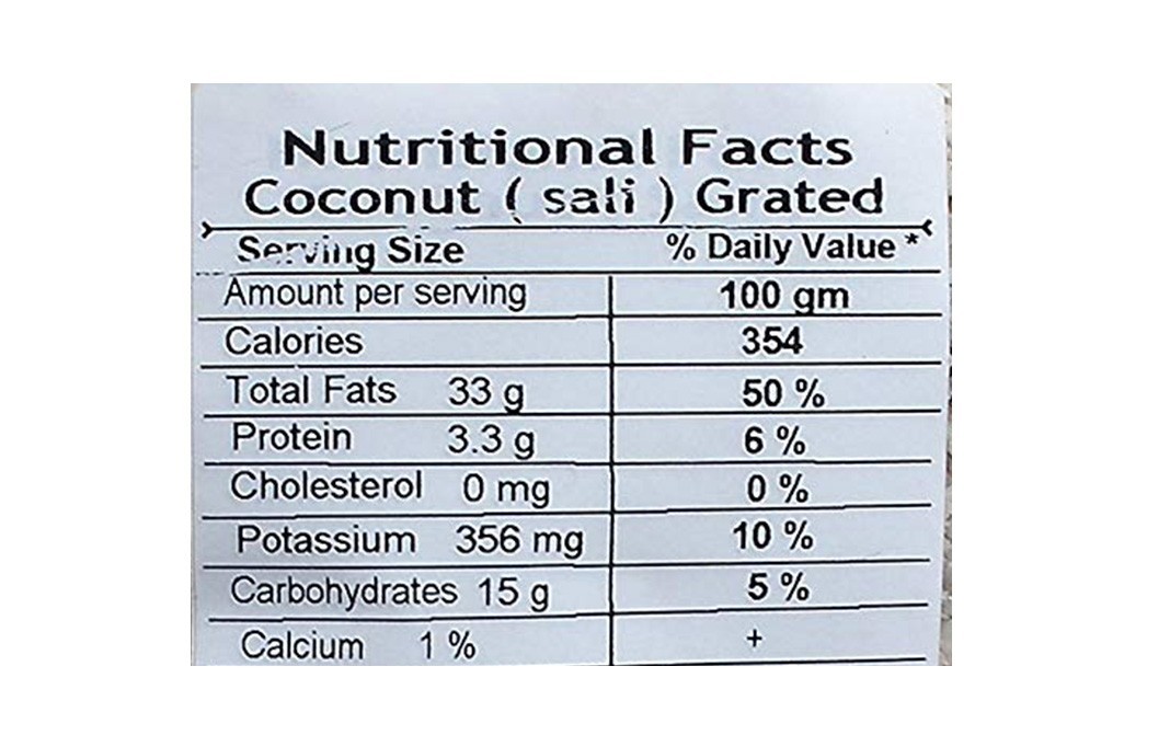 Leeve Dry fruits Coconut (Sali) Grated    Pack  400 grams